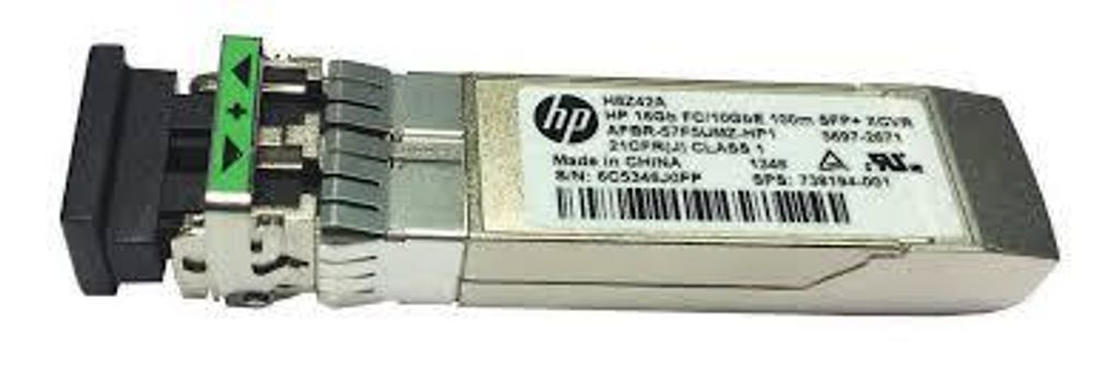 Трансивер HP B-series 16Gb LW 25km FC SFP 1-pack Transceiver H6Z29-63001