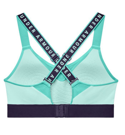 Теннисный бюстгальтер Under Armour Women's Infinity High Blocked Sports Bra - Mint