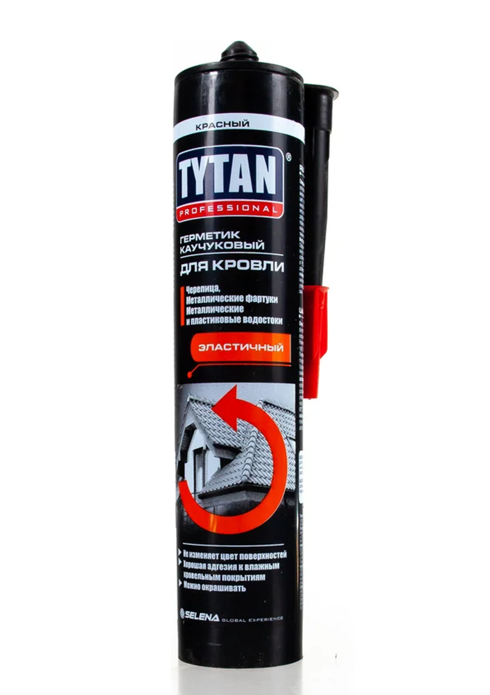 Каучуковый герметик для кровли Tytan Professional, 310 мл, красный