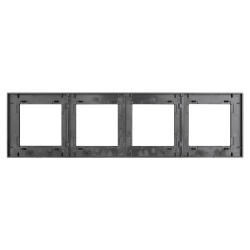 Рамка стеклянная FRM-GLARE-GS-4-BK (Arlight, -) 043803