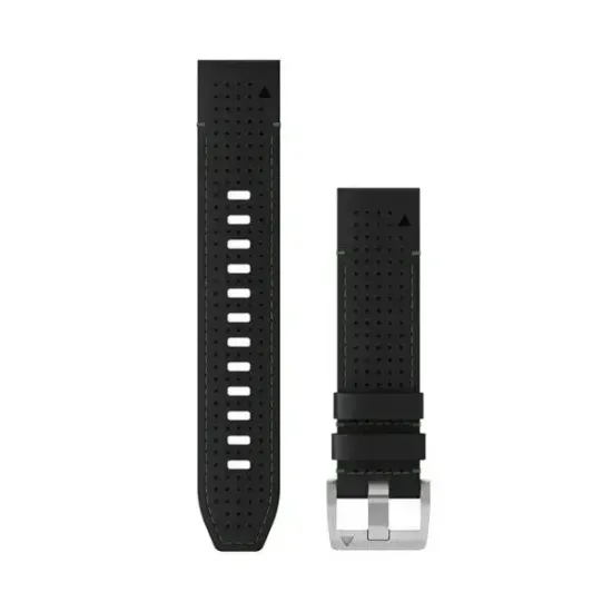 Ремешок Garmin MARQ GEN2 QuickFit 22 мм (кожаный) черно/зеленый 010-13225-09