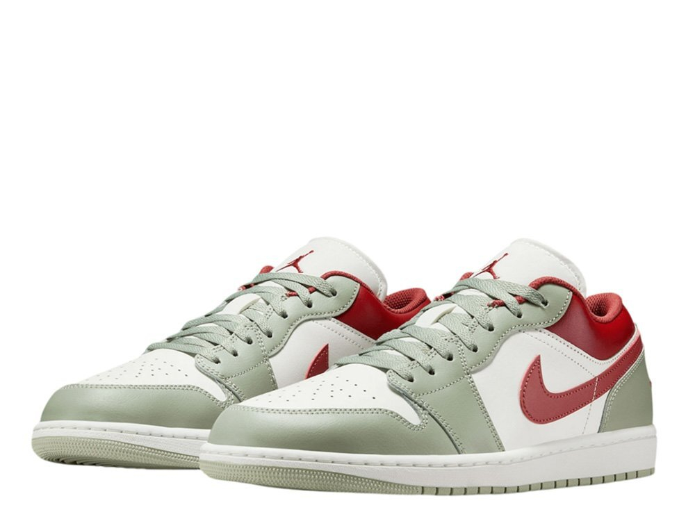 Баскетбольные кроссовки Air Jordan 1 Low Green Shoes