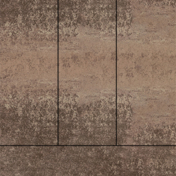 Тротуарная плитка ПРЯМОУГОЛЬНИК 900х300 мм - Листопад гладкий Хаски