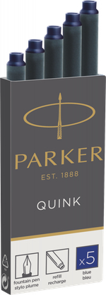 Картридж Parker с чернилами для перьевой ручки Z11, упаковка из 5 шт., цвет: Blue