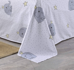 Детское постельное белье Sofi De MarkO Слон голубое