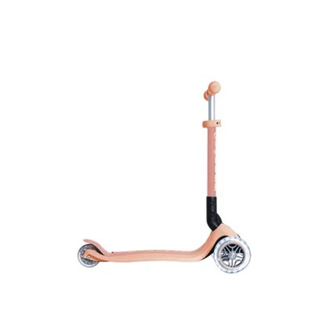Самокат Globber Junior Foldable Lights Ecologic оранжевый