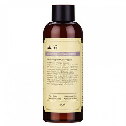 Dear, Klairs Supple Preparation Facial Toner тоник для лица с фито-олиго комплексом