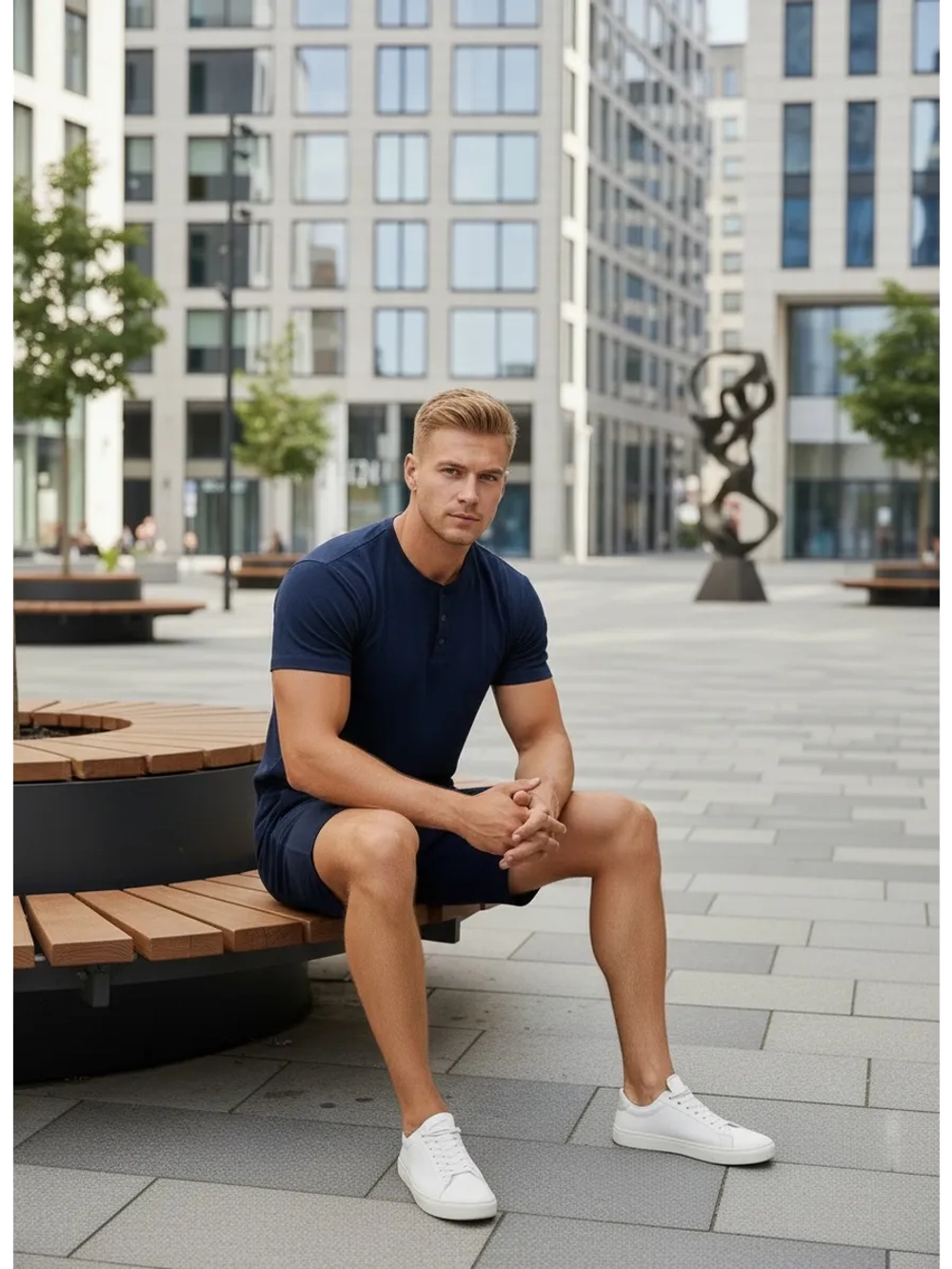 Костюм с шортами и футболкой