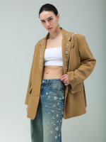 Жакет BRONZE DROPS, бежевый