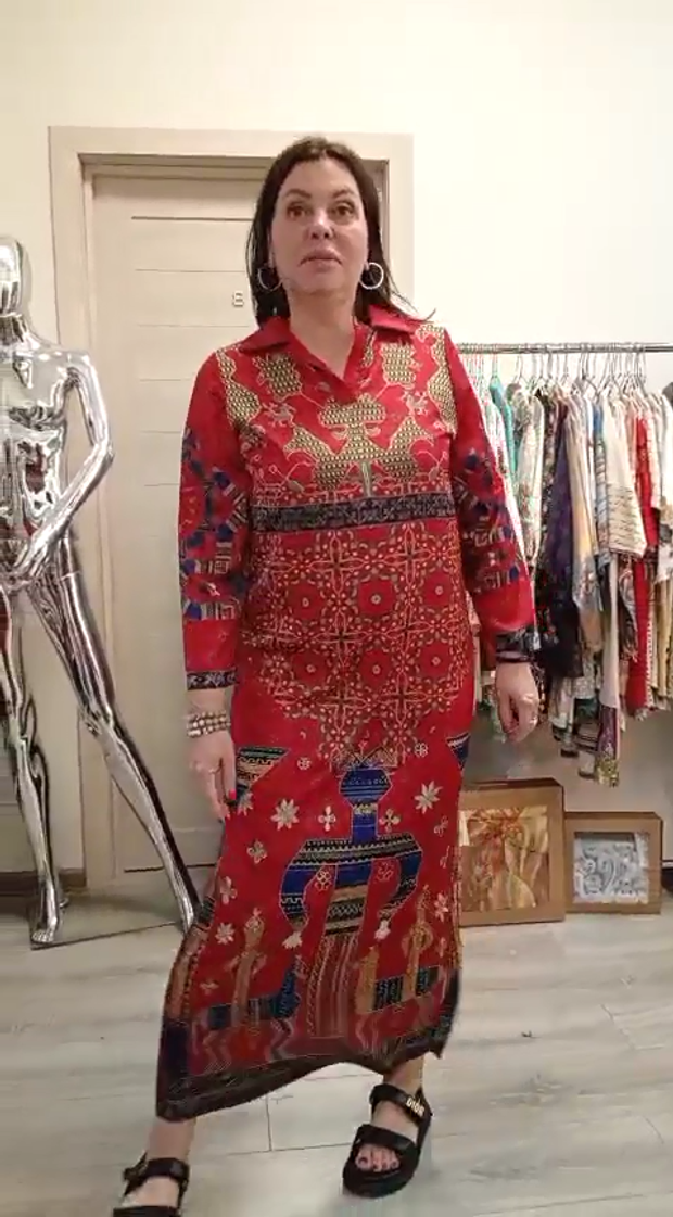 Видео-отзыв о платье "Макошь"