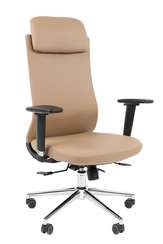 Офисное кресло Chairman 500LUX Россия экокожа бежевый