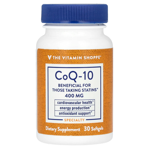 The Vitamin Shoppe, коэнзим Q10, 400 мг, 30 мягких таблеток