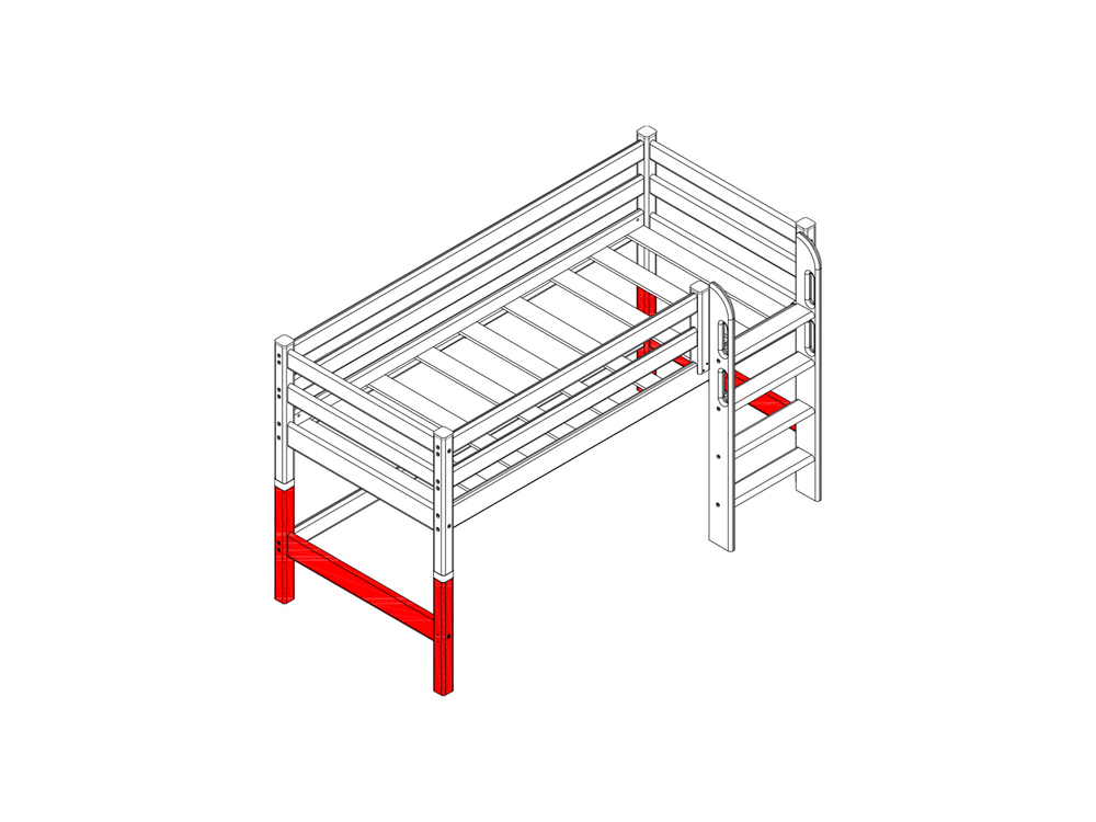 Пакеты № 12 Опоры для низкой кровати