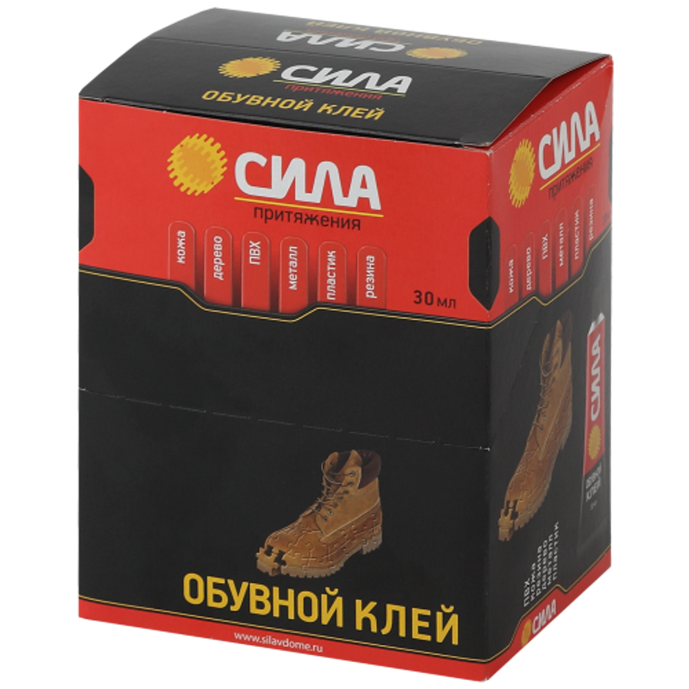 Клей СИЛА SSTB-30 обувной 30 мл туба | Сила
