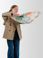 Платок «Женский лик Алтая. Весна»