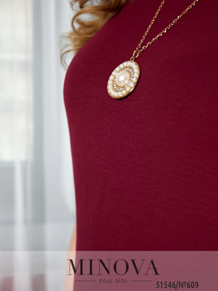 Платье 609-бордо Minova