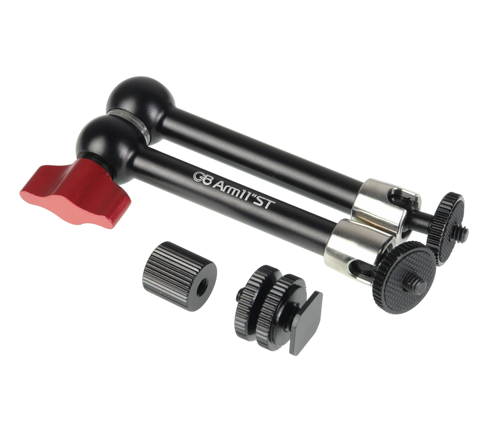 Шарнирный кронштейн GreenBean Arm 11" ST, винт 1/4" + адаптер в башмак