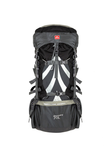 Рюкзак туристический Naturehike, 70л, серый (NH70B070-B)
