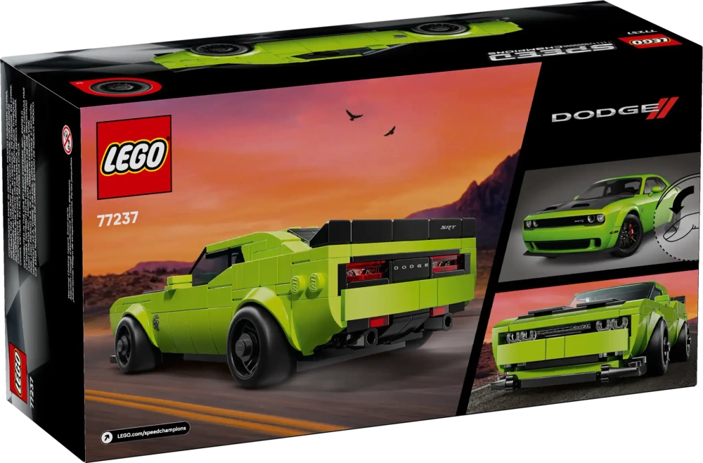 Конструктор LEGO Speed Champions 77237 Спортивный автомобиль Dodge Challenger SRT Hellcat