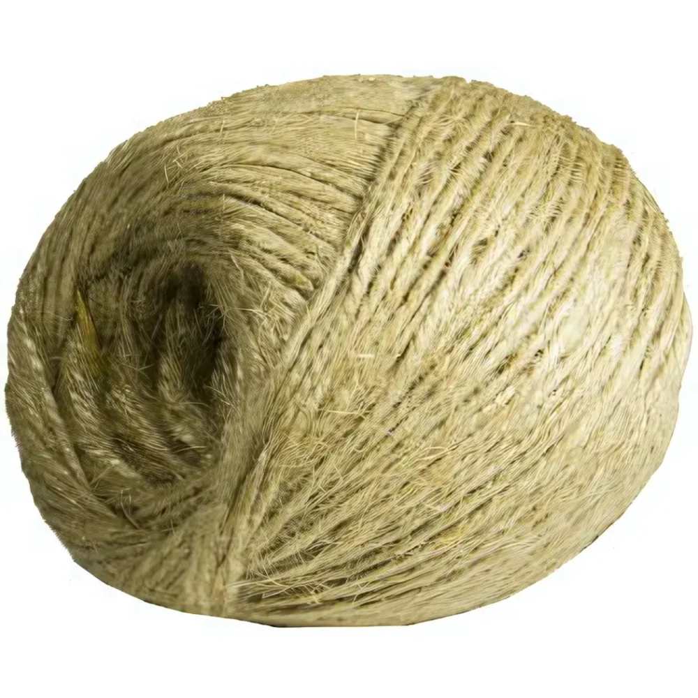 Шпагат джутовый 2х ниточный 200м 1,12 КТекс