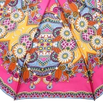 Зонт женский полуавтомат «Фиора», микс 6 цветов, 8 спиц, d-100см, длина в слож. виде 30см