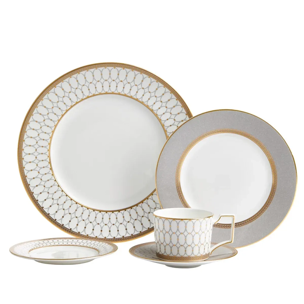 Wedgwood Комплект из 5 предметов Renaissance Grey для 1 человека