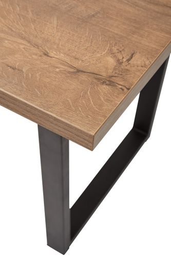 Стол ЛОФТ 138 Дуб Канзас/ Черный
