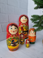 Матрешка "с курочкой" традиция 5мест