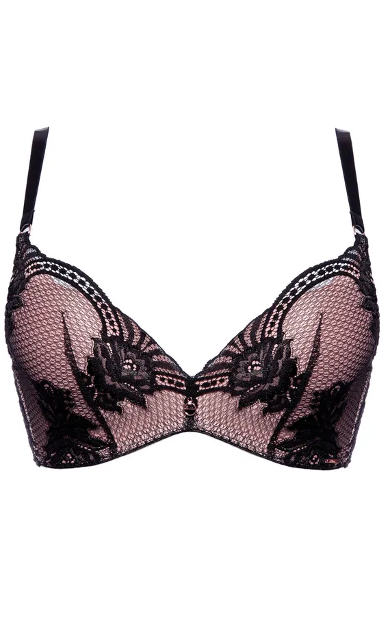 Бюстгальтер Allure Super P-UP Czarny