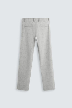 ZARA БРЮКИ SLIM FIT COMFORT, СЕРЫЙ МЕЛАНЖ