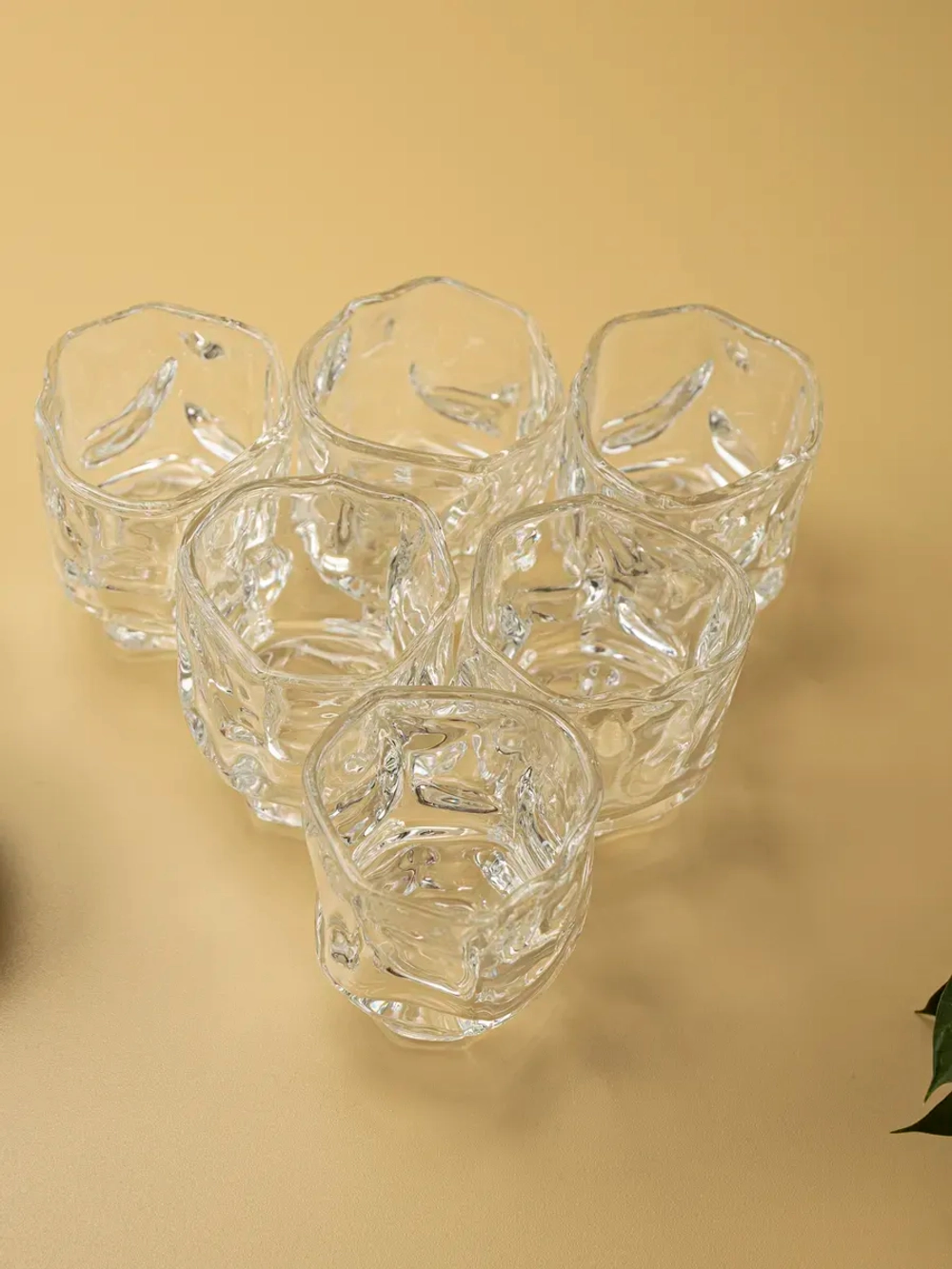 Набор изогнутых шотов для виски, 60 мл, 6 шт. прозрачные