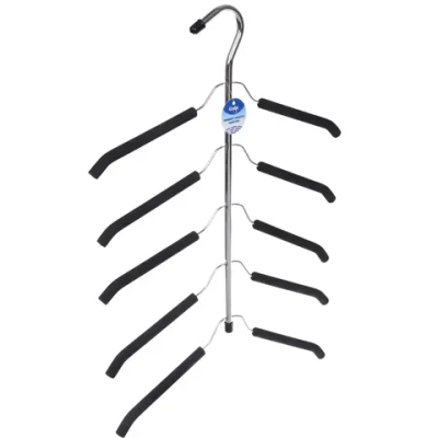 Вешалка многофунциональная «ИДЕЯДОМА», цвет металл, 5 отд, 48*40,5см (Лейбл Селфи)