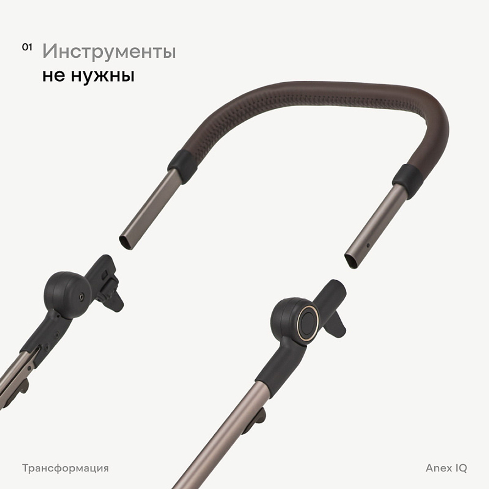 Детская коляска Anex iQ Basic NT 2 в 1 Sienna