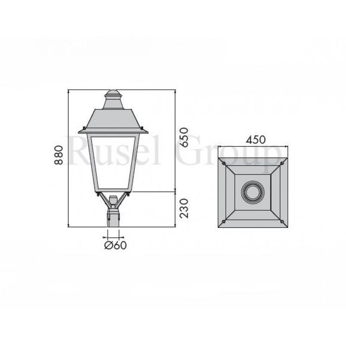 Уличный светильник Leds C4 BOHEMIA HID