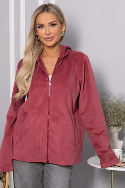 Толстовка из вельвета Нимара (чайная роза) Б14413-25М LT Collection