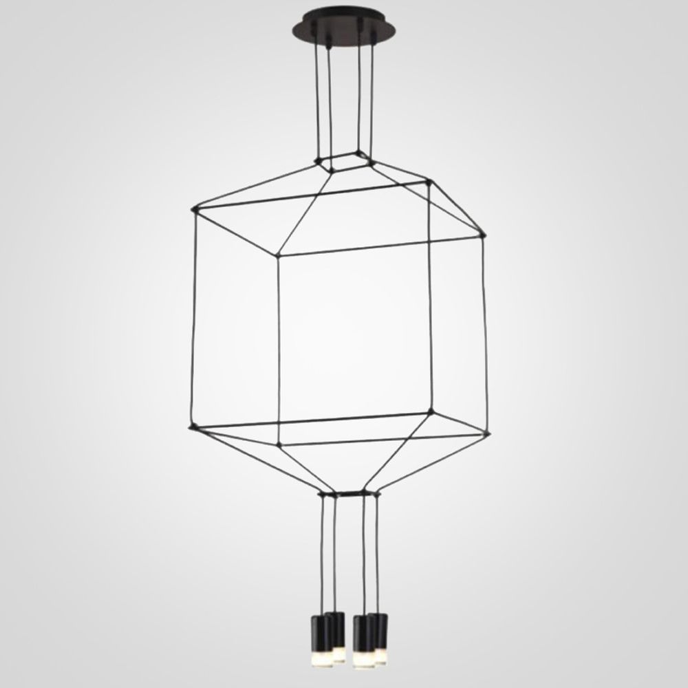Подвесной светильник Via Wireflow polyhedral 0311 Pendan Light