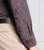 рубашка Emanuel Berg - темно-синий(ML-Marseille SFJ4)