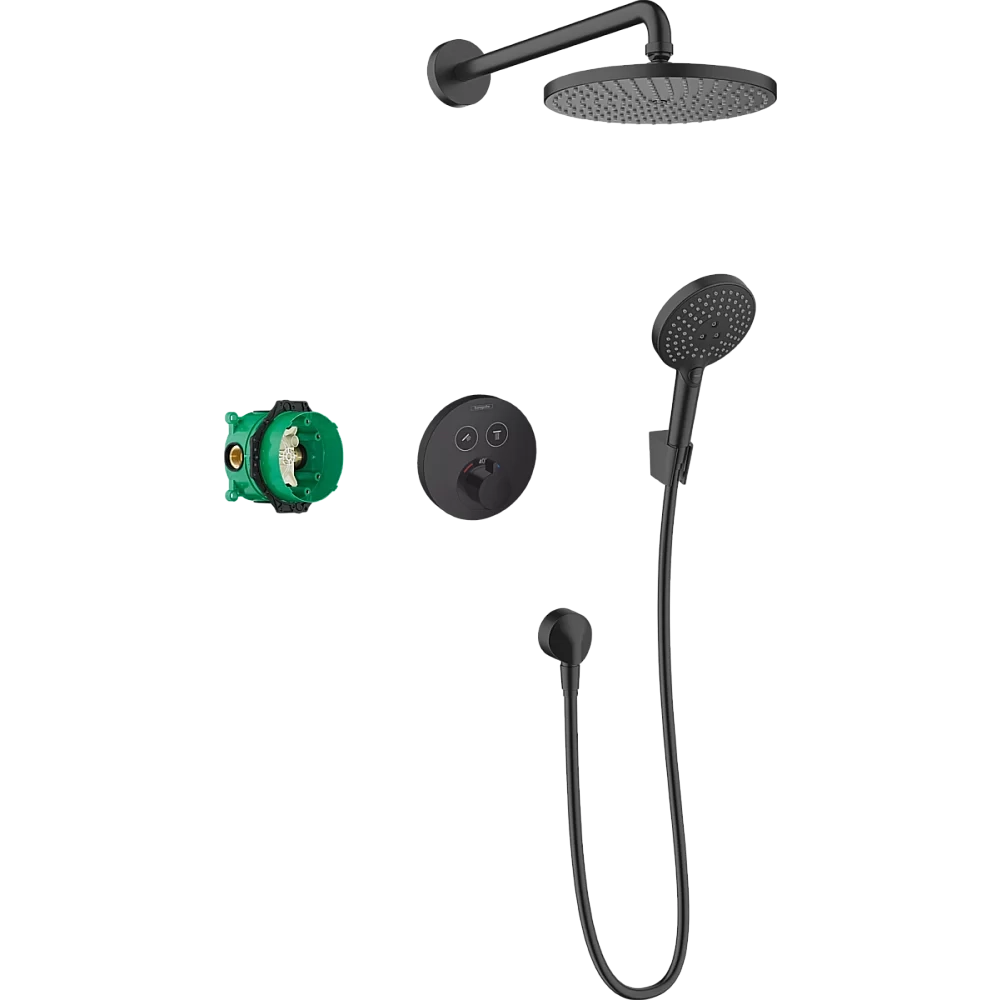 Душевая система Hansgrohe Raindance S 27959670 черный матовый