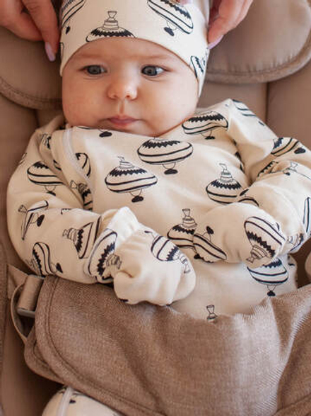 Рукавички-антицарапки Mjölk Юла/Ночное небо/Шоколадная крошка, сет из 3х пар