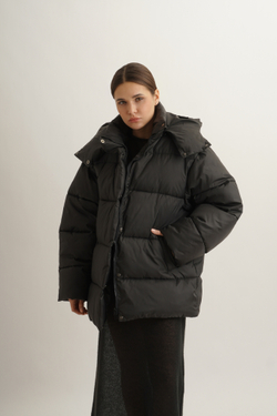Объемная зимняя куртка Unisex, delicate черный