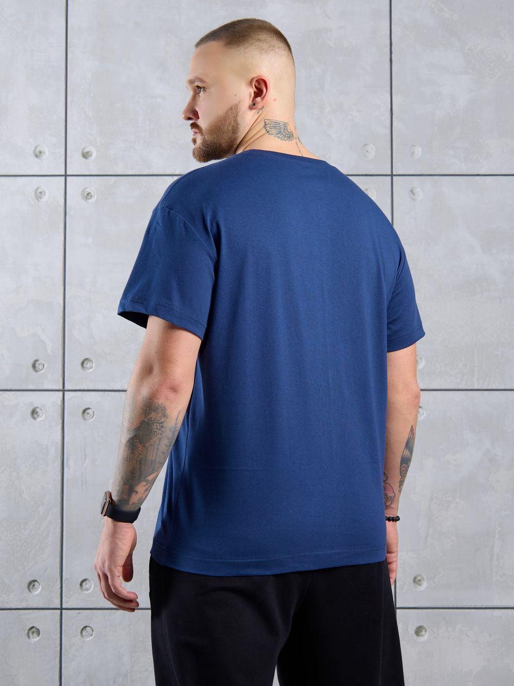 Фуфайка (футболка) мужская Джек-2 Виотекс ТЁМНО-СИНИЙ