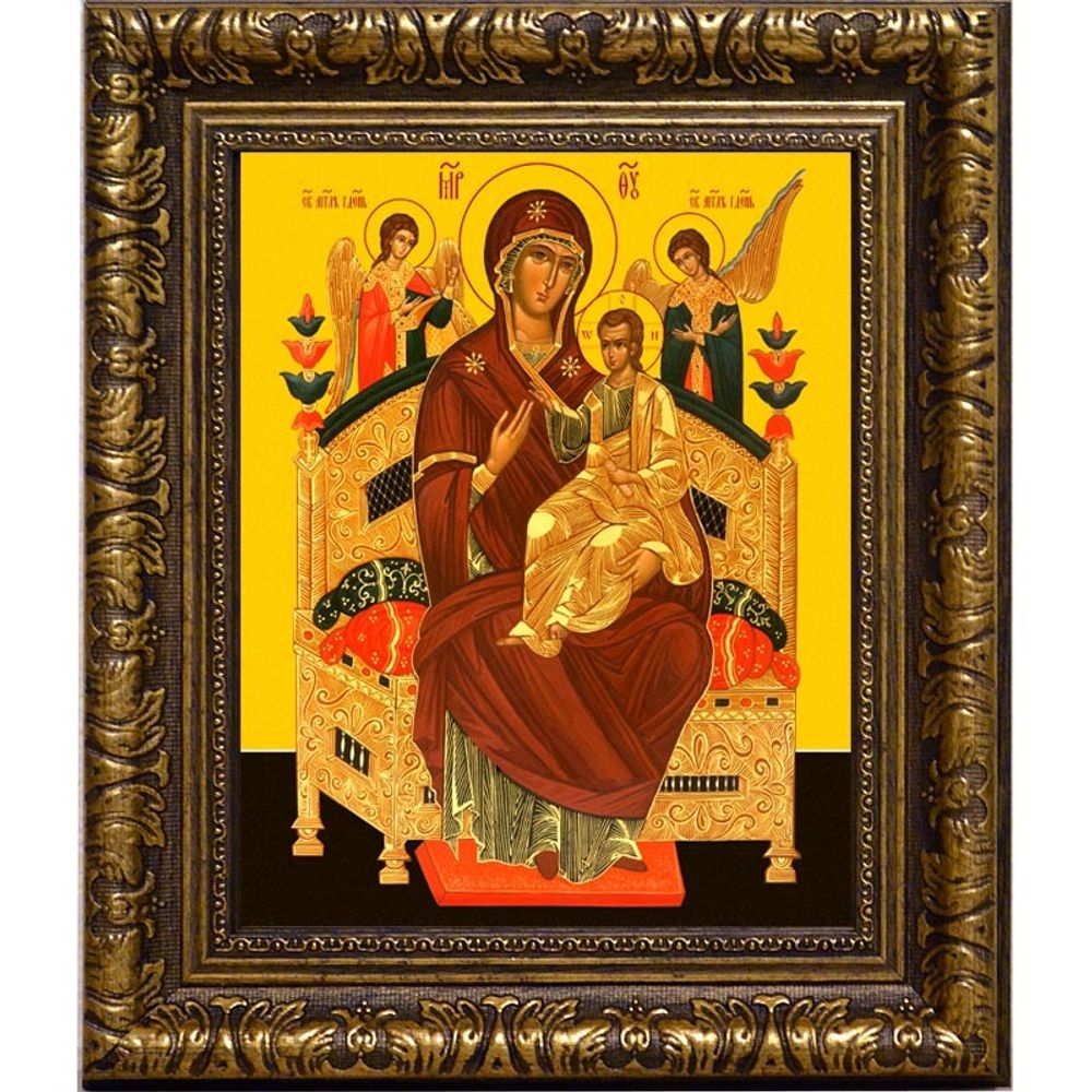 Всецарица «Пантанасса». Икона Божьей Матери на холсте.