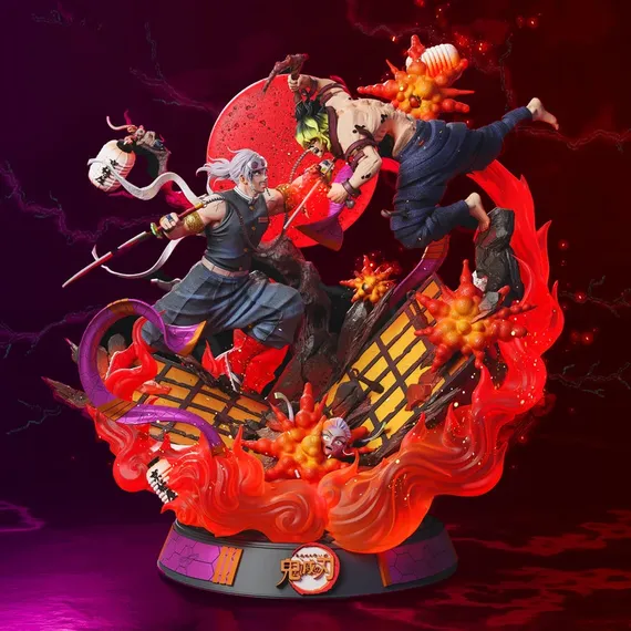 Gyutaro vs Tengen – Demon Slayer