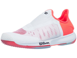 Женские теннисные кроссовки Wilson Kaos Mirage W - white/fiery coral/s.sea