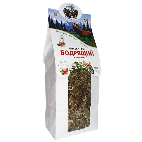 Фиточай Бодрящий (с пантами)