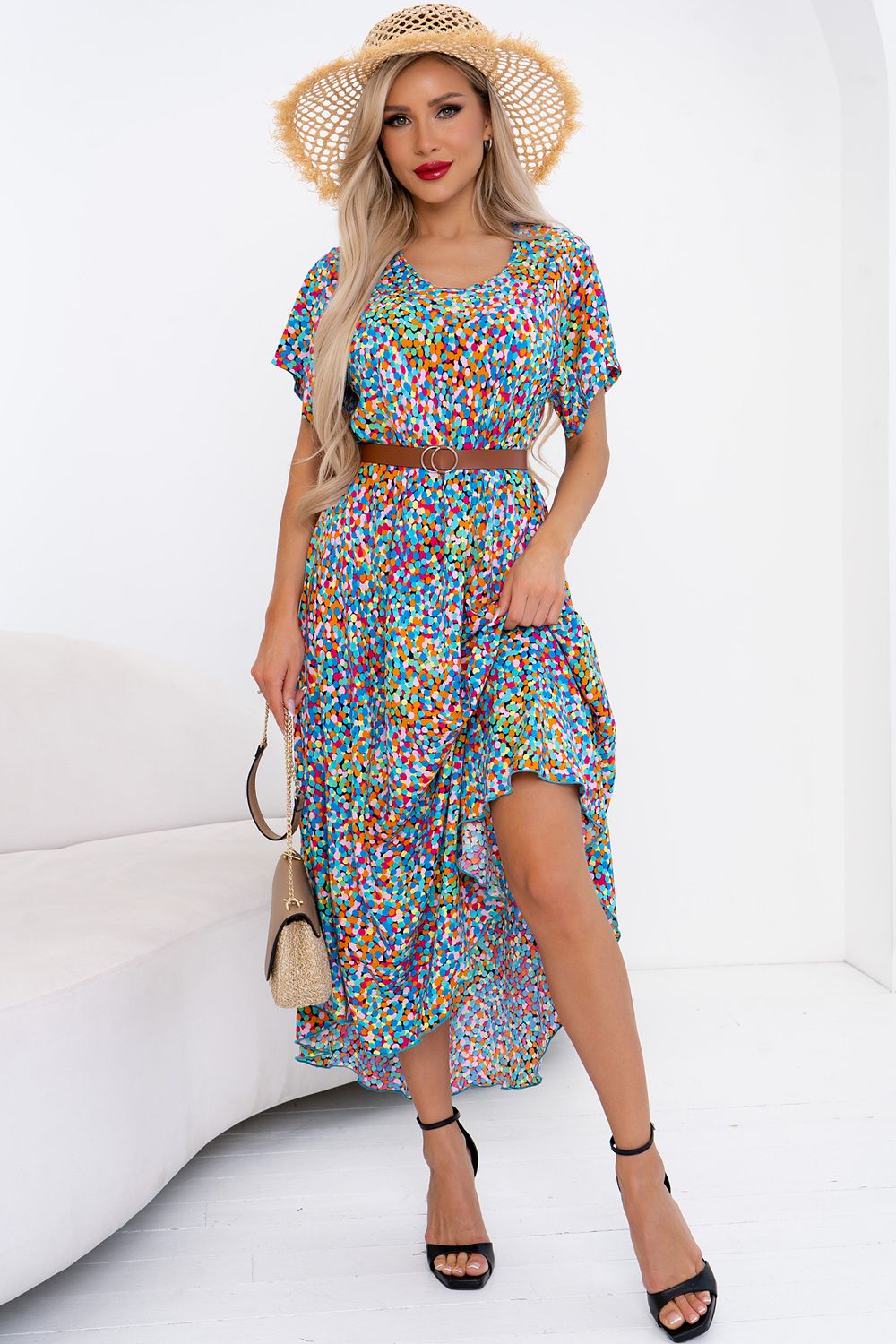 Платье Рада (мозаика) Р11-1166/4 Nikol (Акция)