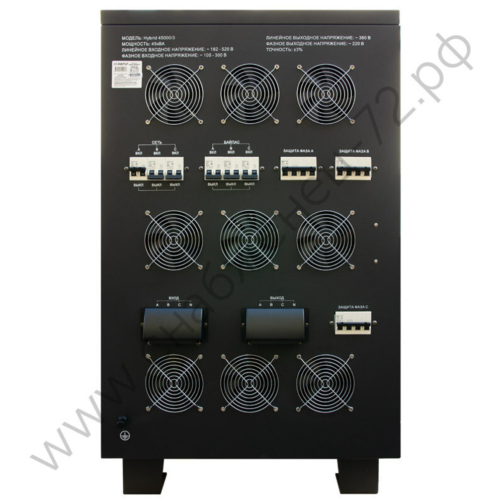 Стабилизаторы напряжения Энергия Hybrid II трехфазные