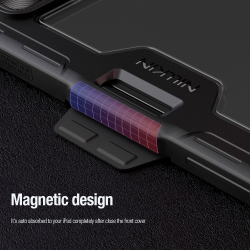 Чехол книжка для планшета Xiaomi Pad 8 и 8 Pro, серия Bumper Pro Case-Multi Angle Folding Style, многофункциональный складной стиль от Nillkin