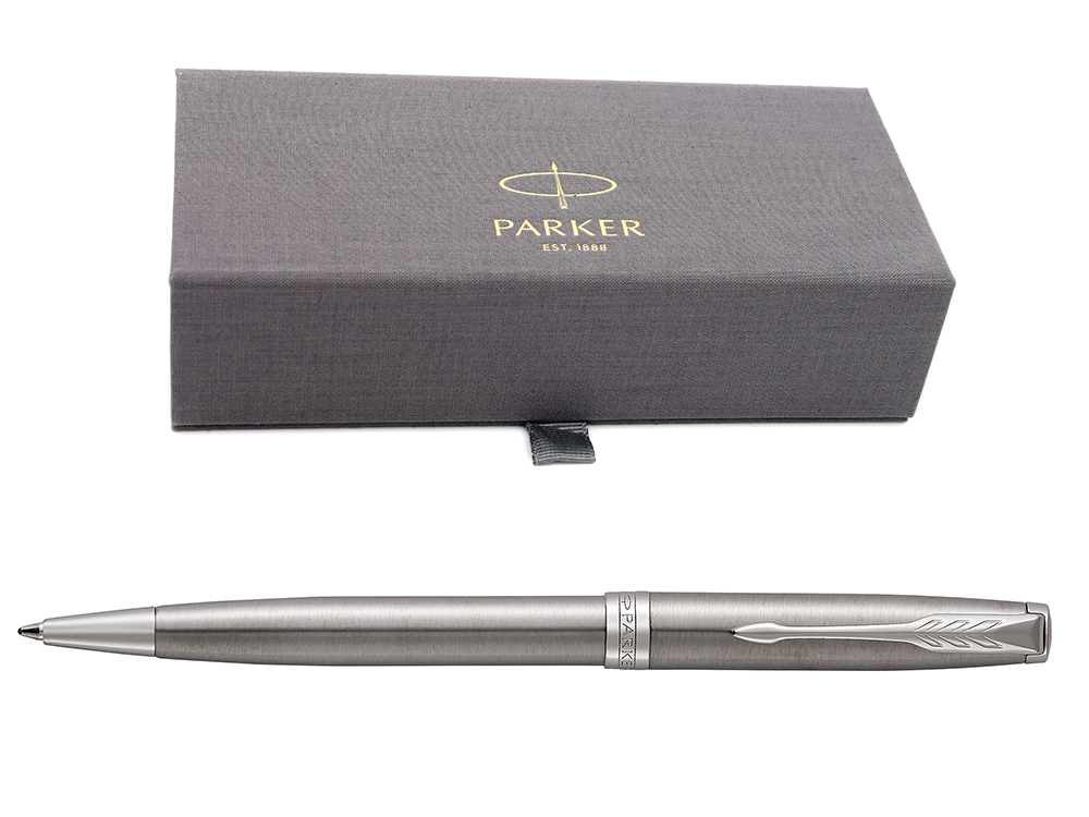 Parker Sonnet Core - Stainless Steel CT, шариковая ручка, M, BL