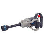 Гайковерт пневматический ударный 3/4&quot;, 2170 Нм, удлиненный KING TONY P33672-160B, в комплекте 3 ударные головки